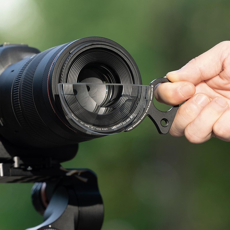 K&F Concept Handheld Semicircle Kaleidoscope Prism Filter, 79mm Kaleidoscope Filter,