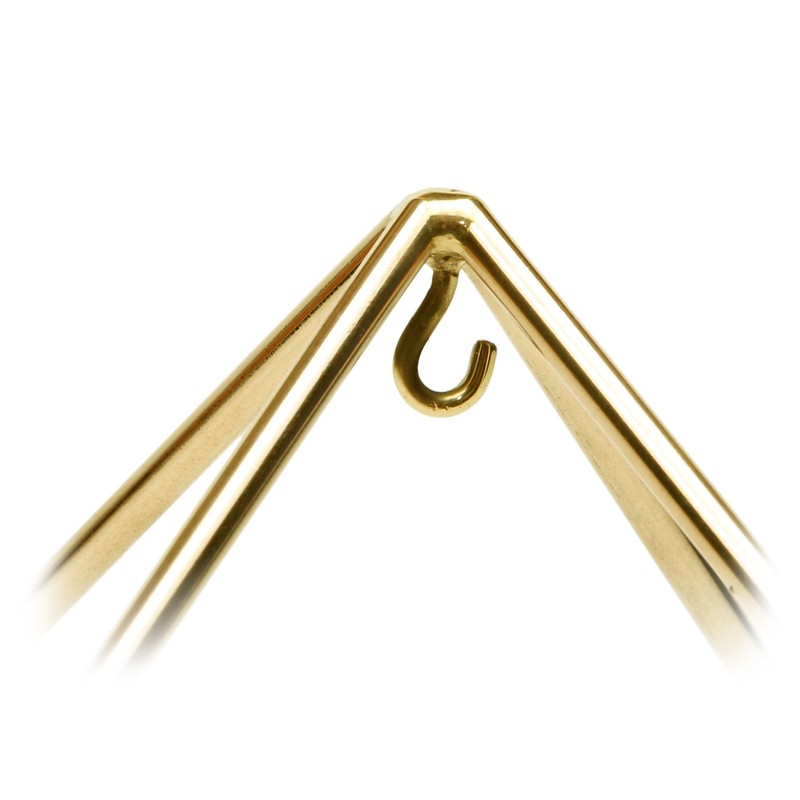 Finest Quality 51 Degree 9" 24k Gold-Plated Copper Meditation Pyramid