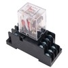 WANGCL 2pcs Mini AC 24V Relay Electromagnetic Switch 8 Pin