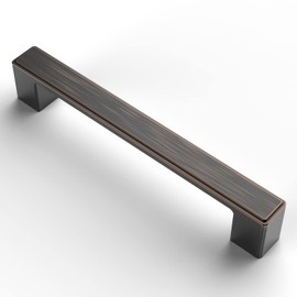 Asidrama 10 Pack 5 Inch(128mm) Oil Rubbed Bronze Kitchen Cabinet Handles, Cabinet Pulls Kitchen Cabinet Hardware Cupboard Handles Drawer Handles Dresser Pulls