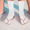 KALIONE 6 Pairs Flip Flop Socks, Elastic Tabi Socks Cotton