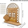 Wooden Ramadan Advent Calendar, Ramadan 30 Days Countdown Calendar Decorations