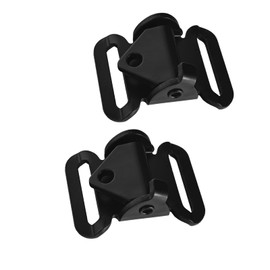 Cam Buckles Quick Adjust Spring Loaded Cam Lock Buckle Non-slip Buckle Outdoor Aluminum for 1 Inch (25mm) Webbing Backpack Sling Bags Guitars Messenger Bag Straps (Black 2)