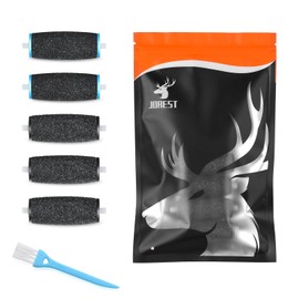JOREST [5/10/20 Pcs] Replacement Rollers Refills Compatible with Scholl Velvet Smooth, 3 Types of Roughness, 4 Extra Coarse & 4 Regular & 2 Soft, for Electric Foot File, Pedicure Hard Skin Remover