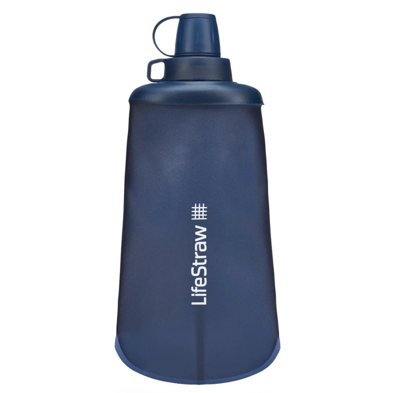 LifeStraw Peak Collapsible Squeeze Bottle 1L, Dark Grey