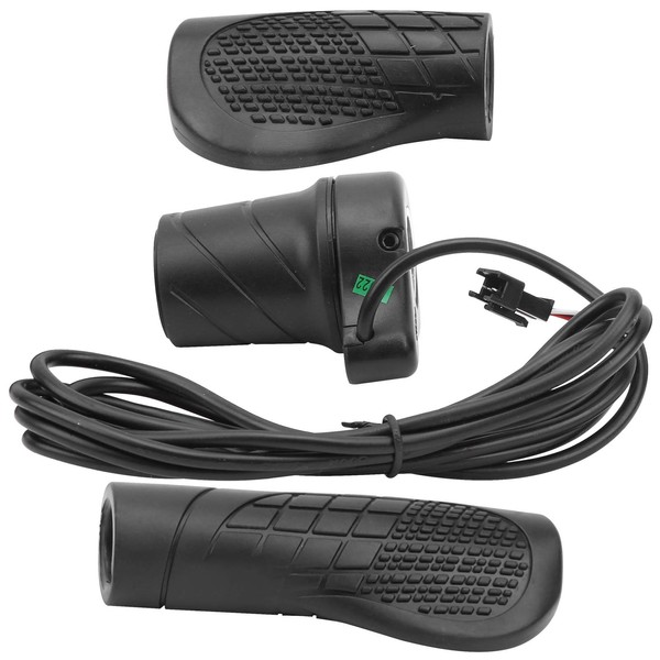 Electric Bike Half Twist Handle, Rubber Throttle Handle Left SM