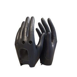 MGGMOKAY Women's Leather Driving Gloves Touchscreen Thin Soft Sheepskin Motorcycle Riding Gloves Unlined,Black,L