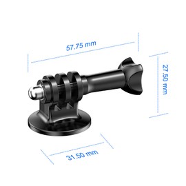 Starbea 2 Pieces Tripod Adapter Mount, Aluminum Camera Mount Adapter, Conversion Adapter for Tripod Compatible with GoPro Action Cameras and Other Standard 1/4 Accessories WG-3