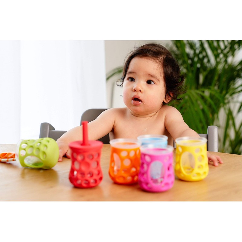 Cognikids Sip Straw and Lid Accessory Pack (Tangerine/Flamingo)