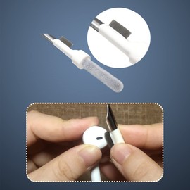 Earbuds Cleaning Pen ABS Earphone Cleaning Pen Portable Lightweight Headphones Cleaning Brush Pen with Ultra- Soft Dust Removal Brush for Home Earphone Clean
