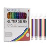 NOTEFUL Glitter Gel Pen Set – Smooth, Vibrant Ink for