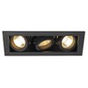 SLV Ceiling Build-In Spotlight Kadux 3 Downlight 3 x GU10/230