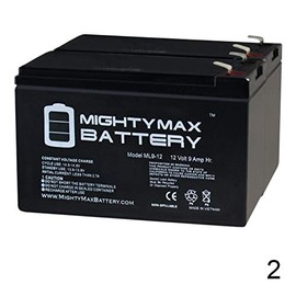 Mighty Max Battery 12V 9Ah SLA Battery for Bigfoot Monster Truck KL-40033BF - 2 Pack Brand Product