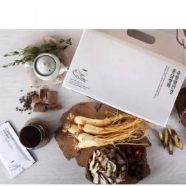 Ssanghwa 설날 설 명절 선물세트 포 홍삼쌍화 한방차 쌍화차 전통차 답례품 Seollal Holiday Gift Set with Hong Sam Ssanghwa Tea and Traditional Korean Tea