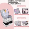 FCQQYWZ Nail Polish Organizer Case - Holds 30+ Bottles (15ml/0.5