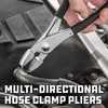 Powerbuilt Multi-Directional Hose Clamp Pliers, Hold Clamps, Fuel Lines and
