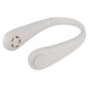 White Adjustable Hanging Neck Electric Fan Bladeless Portable USB Charging
