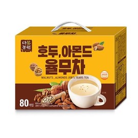 Danongwon 아몬드율무차 다농원 호두 아몬드 율무차 80개입 Almond Job's Tears Tea Danongwon Walnut Almond Job's Tears Tea 80 Packs