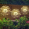 Upgrated 3 Pack Solar Garden Path Lights with Remote, 120