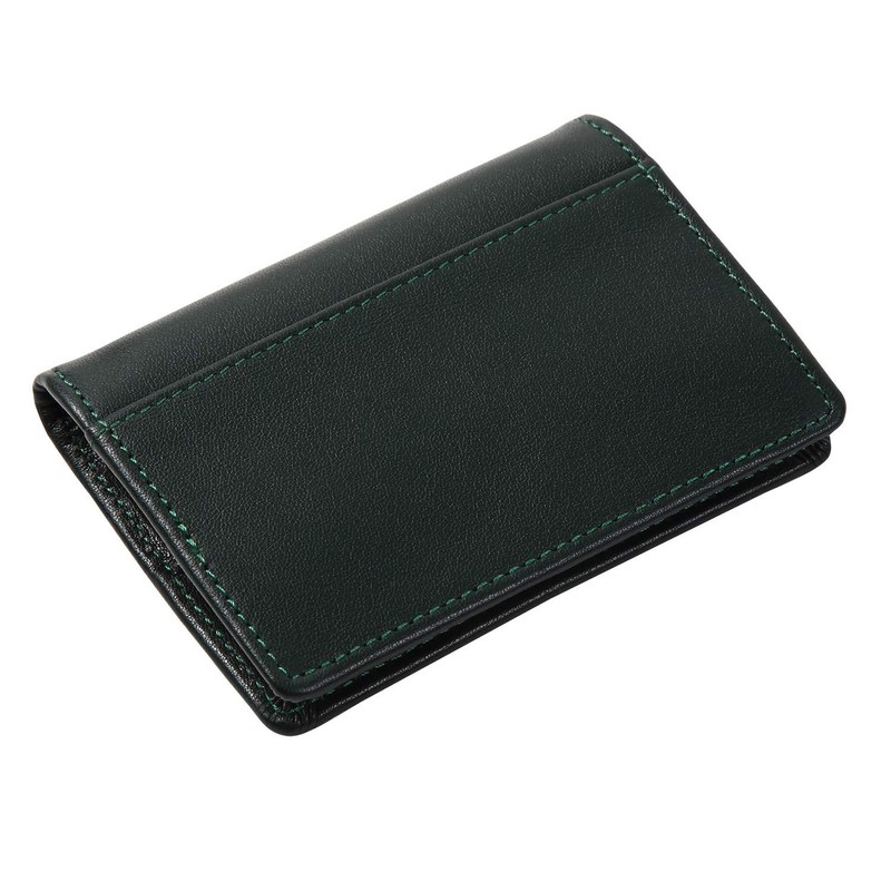 kerria.j (Yamabuki) Genuine Leather Coin Purse, Box-type, Men's, Thin, Card