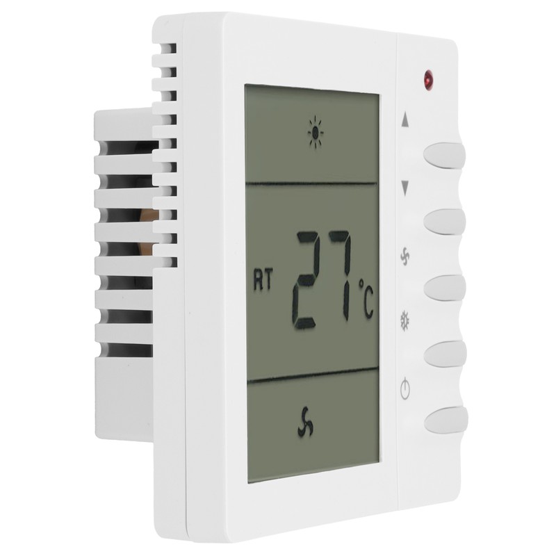 AC220V Central Air Conditioning Fan LCD Thermostat Air Conditioning Temperature