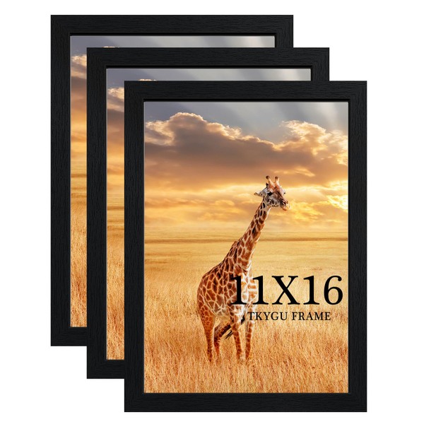 TKYGU 11x16 Picture Frame Set of 3,Wooden Frame 11x16 Wall