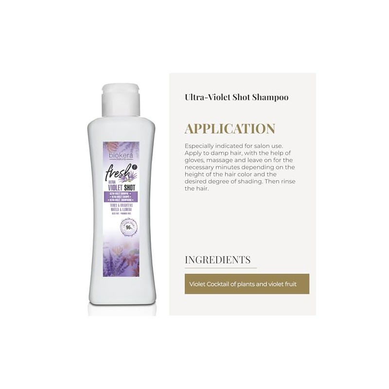 Salerm Ultra Violet Shot Shampoo 300ml - Incluye Regalo -