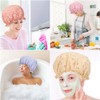 Tbestmax Gorros Ducha Mujer Niña Reutilizables Impermeables Doble Capa Estampado