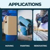 CS 6 Pack Extra Large Plastic Dust Sheets for Decorating