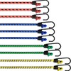 Ram® 10 x Bungee Cords With Hooks Heavy Duty Pack