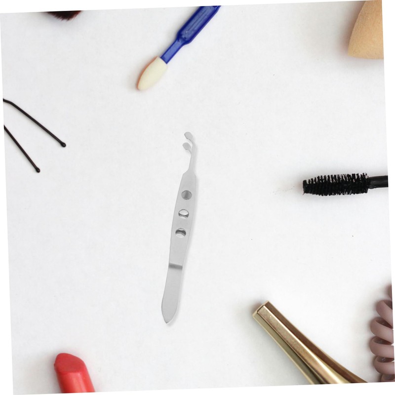 BIUDECO Ergonomic Round Tip Massage Tweezers Facial Tweezers for Men