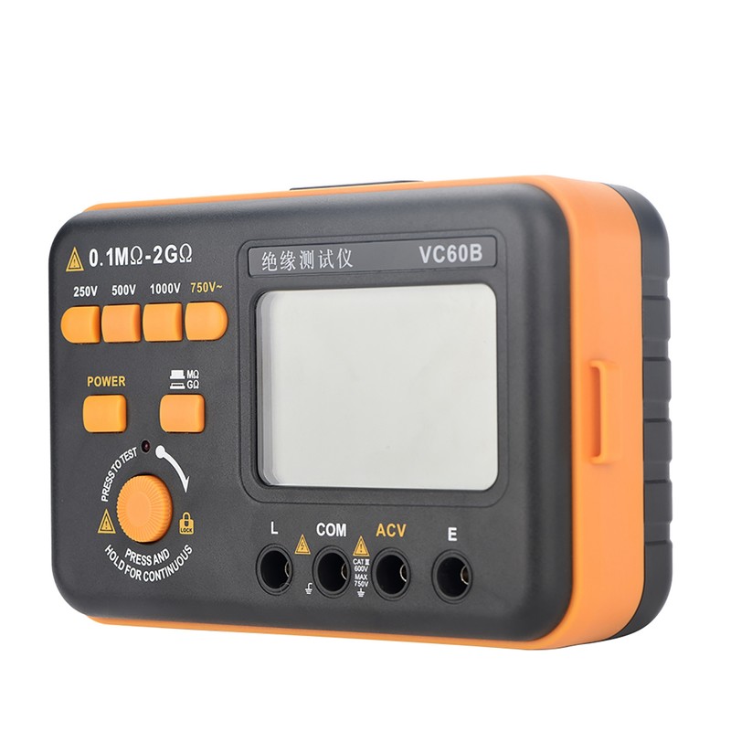 VC60B LCD Digital Insulation Resistance Tester MegOhm Meter Testers Measure
