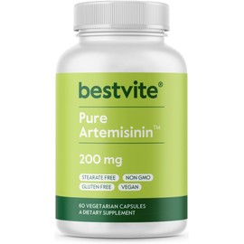 BESTVITE Artemisinin 200mg (60 Vegetarian Capsules) - No Stearates - No Flow Agents - Vegan - Non GMO - Gluten Free