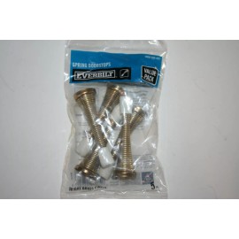 Everbilt 5-Pack Everbilt Satin Nickel Spring Door Stops Value Pack     D1