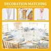 200Pcs Upgrade Lengthened Paper Napkin Band,Napkin Ring Self Adhesive, Silverware