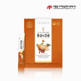 Daedonggoryeosam 홍삼스틱100포 홍삼 엔 감귤스틱(10g x 100포)(26.11.30까지) 대동고려삼 Red Ginseng Stick 100 Packs Red Ginseng and Tangerine Stick (10g x 100 Packs) (Until 26.11.30) Daedong Goryeo Ginseng