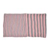 Premium Winter Classic Striped Knit Infinity Loop Circle Scarf, Pink