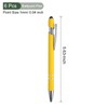 YOKIVE 6 Pcs Ballpoint Pen with Stylus Tip, 2 in
