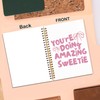 YTRGI Coquette Inspirational Journaling Notebook, Girly Preppy Notebooks for Note