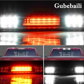 LED Third Brake Light Fit for Ford F250 F350 Explorer Ranger & Fit for Mazda B2300 B3000 B4000, Center High Mount Stop Cargo Lamp, Clear Lens