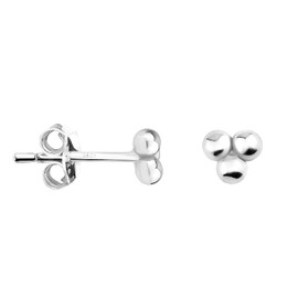 SOFIA MILANI - Women's Earrings 925 Silver - Ball Stud Earring - 21105
