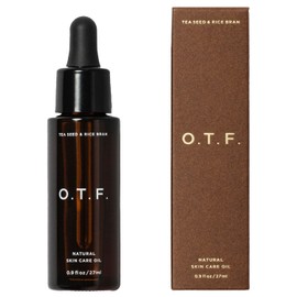 O.T.F ナチュラルスキンケアオイル 27ml 美容オイル (顔/ボディ/髪) 茶の実油 コメヌカ油 (乾燥肌/敏感肌) 保湿 フェイスオイル