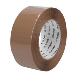 Truper CCA-150, Cinta de empaque canela, 150m, base de agua