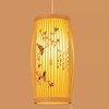 Woven Pendant Light Chinese Japanese Style Retro Rattan Lampshade Pendant