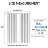 BUHUA Grey Blackout Curtain Panels, Room Darkening Curtains 96 Inches
