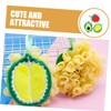 Ipetboom Pcs Bath Sponges Fruit Design Body Scrubbers Soft Bath