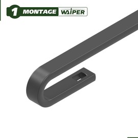 WAIPER Front Windscreen Wipers Compatible with Aixam City (2012 Onwards)