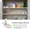 Wisebom Shelf Brackets Supports Shelf Support Pin, Pack of 20
