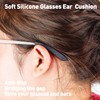 Glasses Ear Cushion, Non Slip Soft Silicone Eyeglass Ear Cushions,