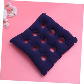 Mobestech Inflatable Lumbar Support Seat Cushion for Wheelchair Blue Comfortable Back Pad Ventilation for Office or Home Use
